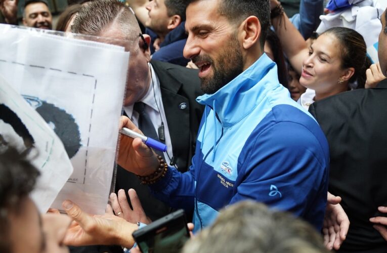 Djokovic revolucionó el país: fotos bajo la lluvia, exhibición con Delpo y elogios al argentino