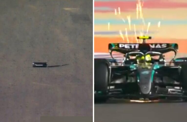 GP de Qatar: Albon perdió un retrovisor en plena carrera, Bottas lo destrozó y Sainz y Hamilton pincharon neumáticos