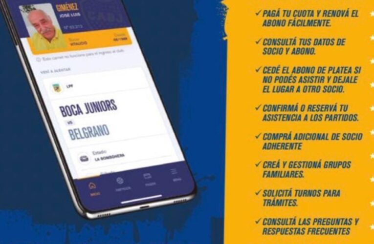 Una Bombonera en tu bolsillo, la nueva aplicación que lanzó Boca para los socios