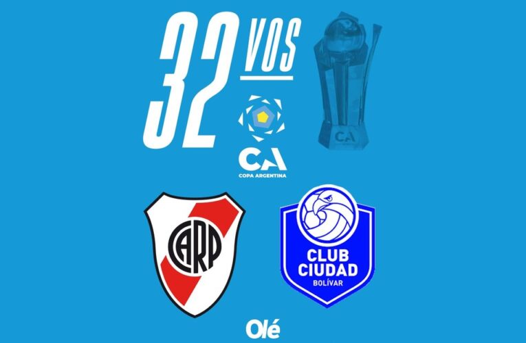 River debutará en la Copa Argentina contra Ciudad de Bolívar, equipo del Federal A