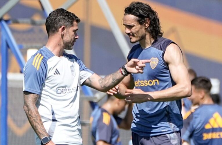 La banca de Gago sobre el reto de Cavani a Zeballos: «Que se enoje por un pase…»