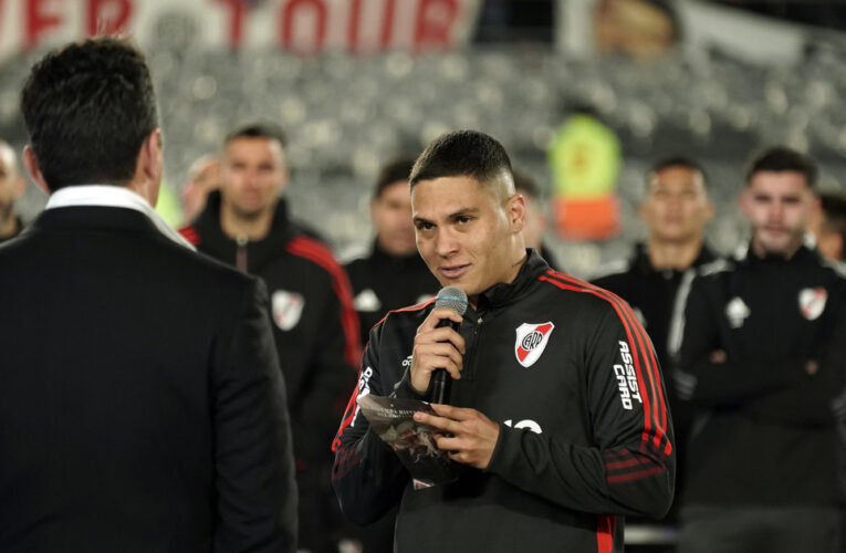 Quintero: «River es mi lugar en el mundo y Gallardo, mi papá futbolístico y de la vida»
