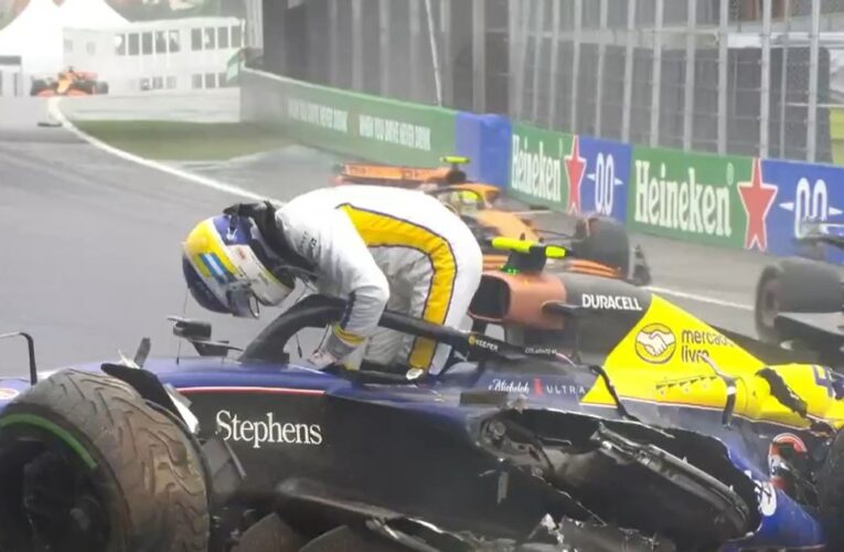 Colapinto habló de sus choques en la F1: «La gestión del riesgo no fue la adecuada»
