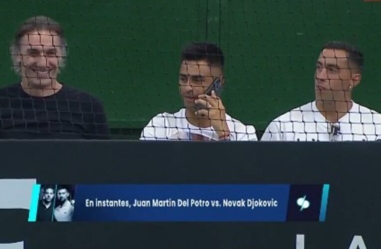 Los dos jugadores de River que fueron a la despedida de Del Potro
