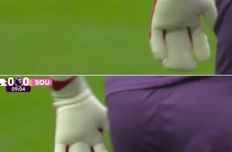 El arquero de la Premier League que atajó con un guante de cuatro dedos
