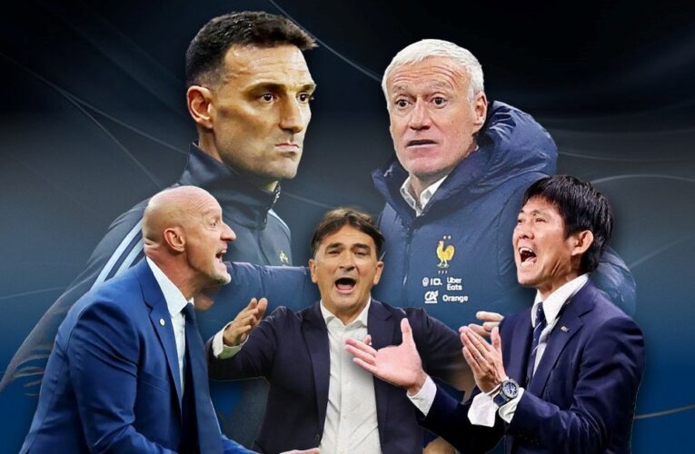Con Scaloni y Deschamps, los DT de selecciones que más tiempo llevan en su cargo