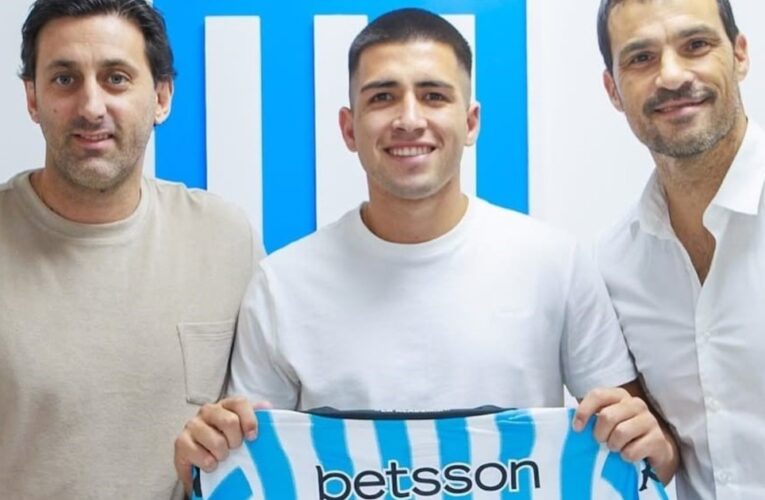 Nacho Rodríguez, refuerzo  de Racing: «Feliz de llegar al último campeón de Sudamérica»