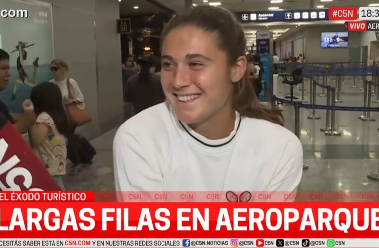 Juli Riera y su insólita entrevista en la previa de meterse al cuadro principal del Australia Open