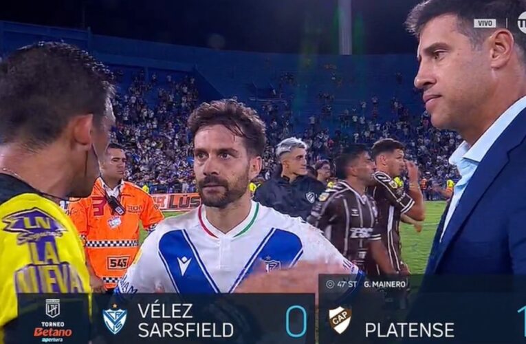 Andrés Merlos a Seba Domínguez tras la derrota de Vélez: «Prendeme fuego acá»