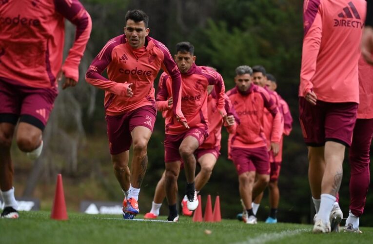Los dos futbolistas de River que no participaron de la última práctica por molestias