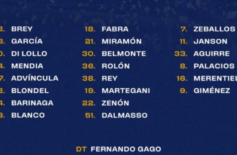 Con uno de los refuerzos, los citados por Gago para el primer partido del 2025