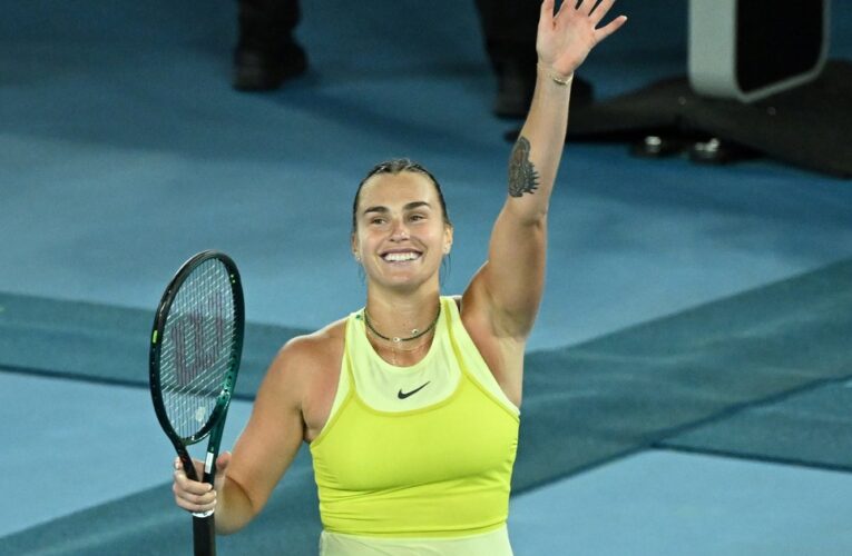 Sabalenka pasó a la final del Abierto de Australia y sueña con el tricampeonato