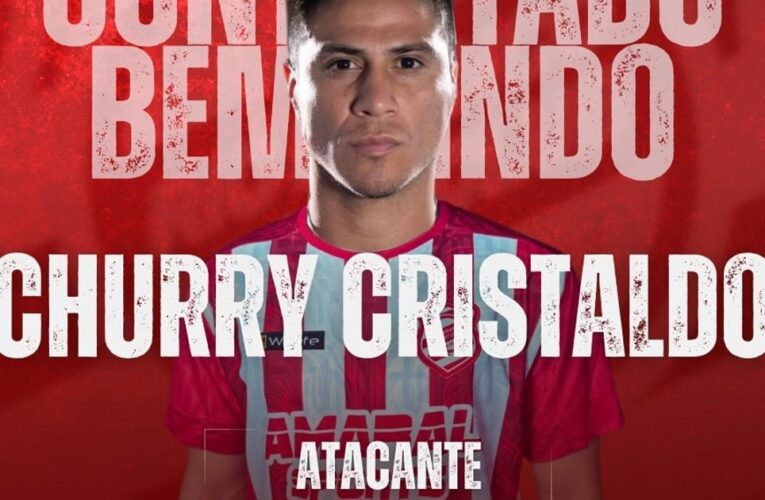 Jonatan Cristaldo fue presentado en un club de Brasil