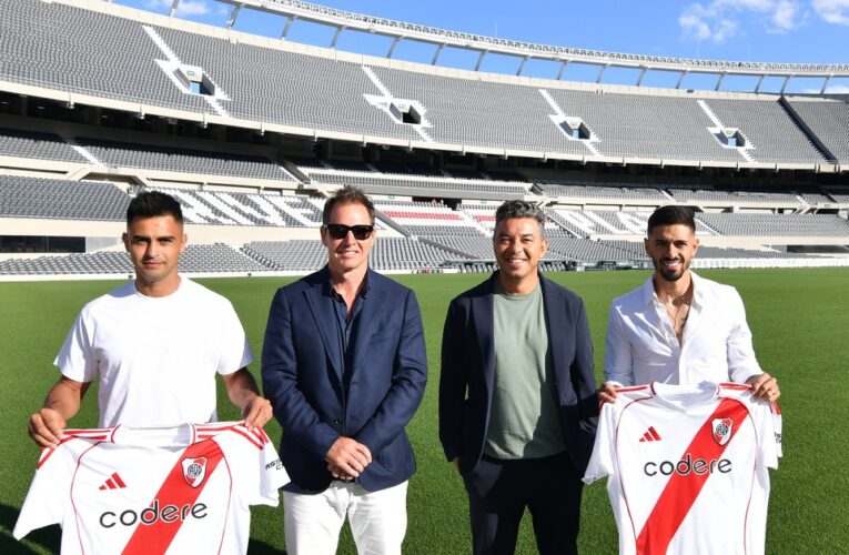 Sonríe Gallardo: el Pity Martínez y Lanzini renovaron sus contratos con River
