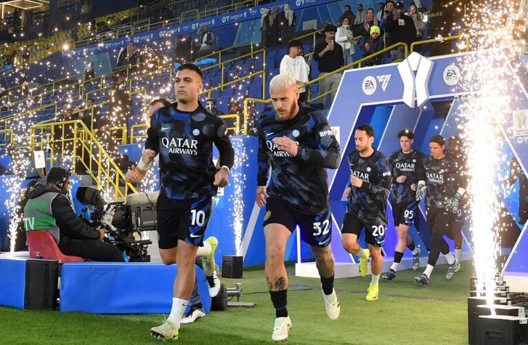 Con Lautaro Martínez de titular, Inter y Atalanta juegan las semis de la Supercopa de Italia