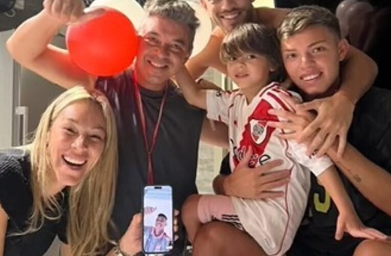 Las imágenes del festejo familiar de  Gallardo en su cumpleaños