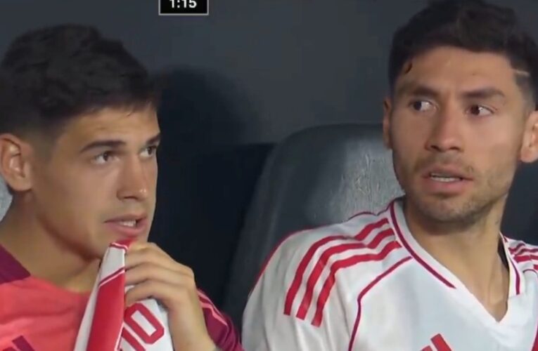 Identidad riverplatense: Montiel y Martínez Quarta cantaron al ritmo de la hinchada