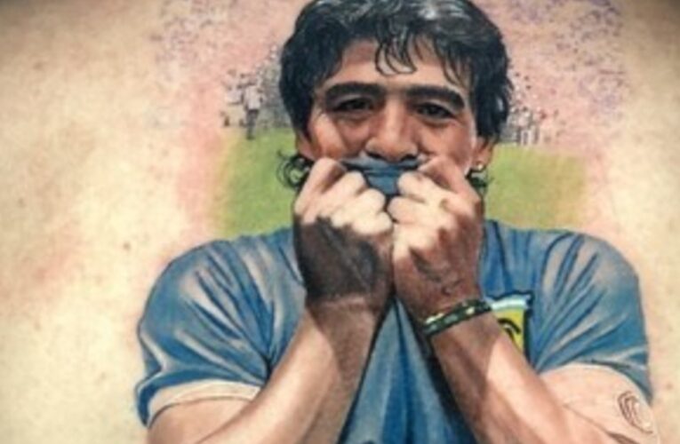 La razón que dio Alan Velasco sobre el tremendo tatuaje que lleva de Maradona