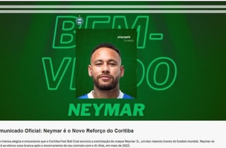 Insólito: Curitiba anunció la llegada de Neymar, pero aclararon que los hackearon