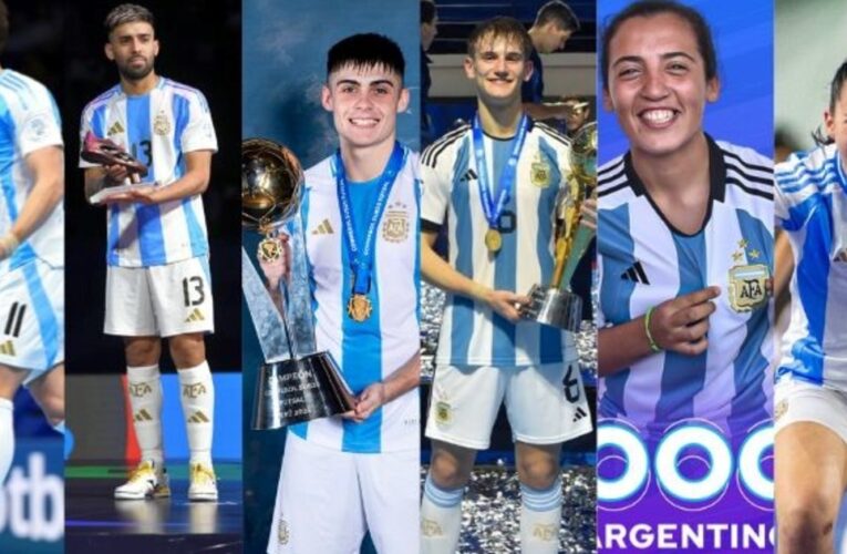 El futsal argentino sigue siendo potencia: ¡seis nominados entre los mejores del mundo!