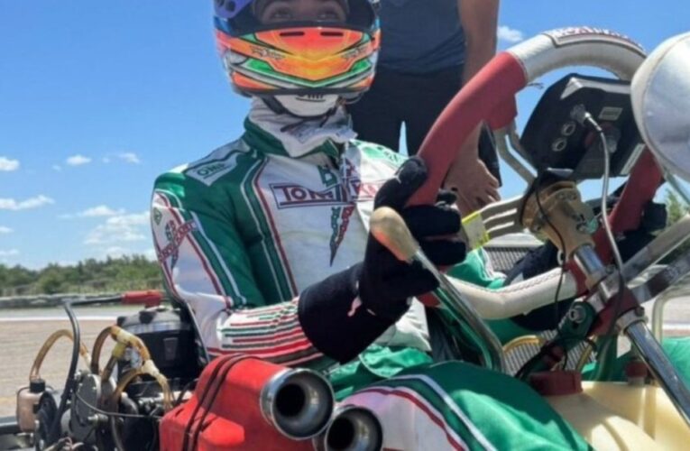 Mientras espera a Alpine, Franco Colapinto se divierte y entrena en karting