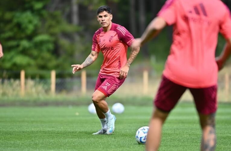 Con permiso de River, Agustín Sant´Anna estuvo presente en el nacimiento de su hija