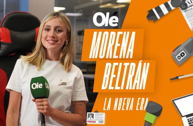 Morena Beltrán con Olé: del «no sé si a la gente le divierte hablar de futbol» al qué pasa si le comen la espalda a Blondel