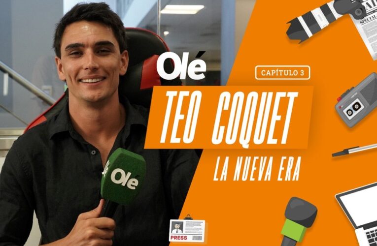 Teo Coquet con Olé: del modelaje y la pizarra de Scaloni a la media que podría ser de Messi