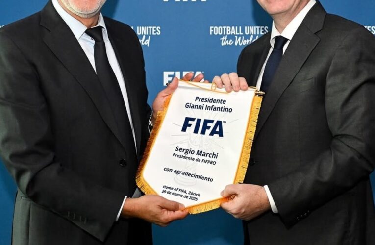 Gianni Infantino recibió a Sergio Marchi en la sede central de la FIFA