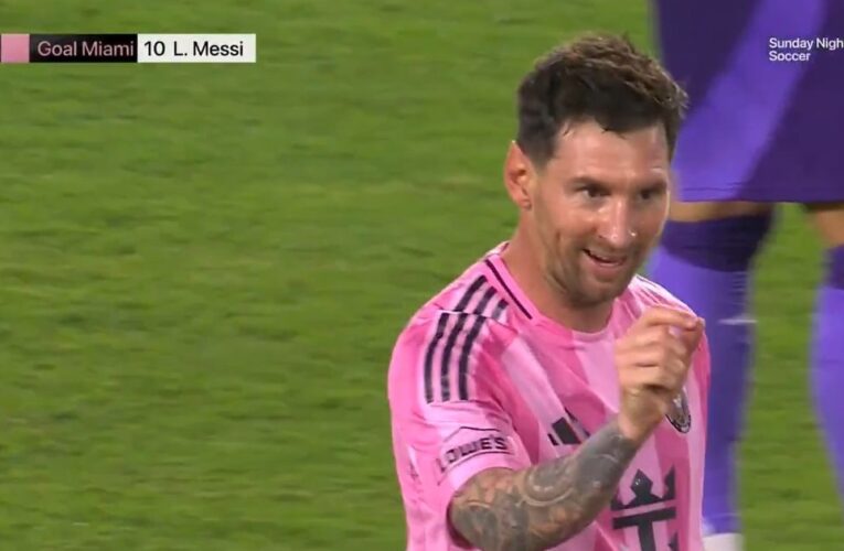 ¿Un autógrafo?: la picante chicana de Messi al banco de Orlando City tras su doblete