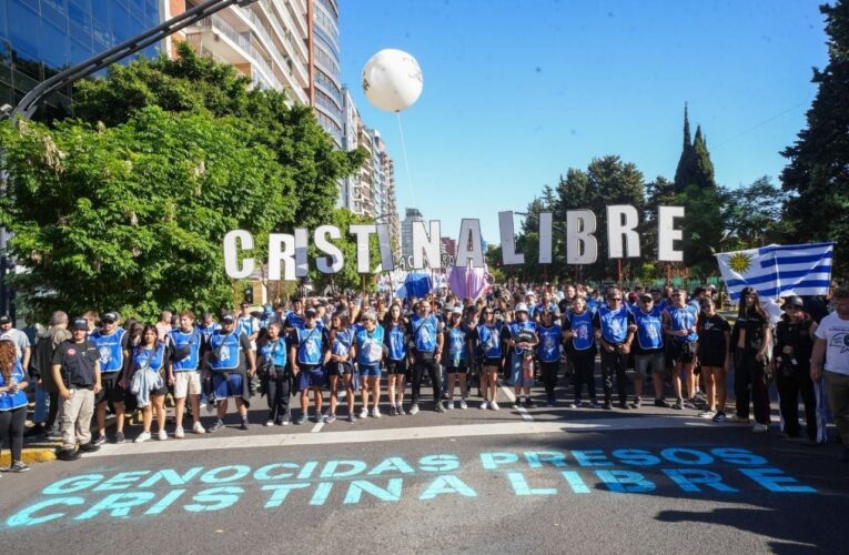 La Cámpora hizo del pedido de liberación de Cristina Kirchner su consigna central del 24 de marzo