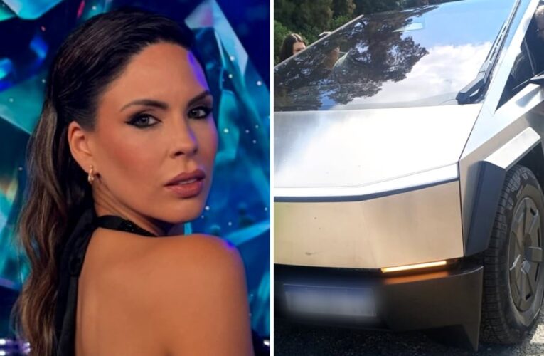 Barby Franco estuvo involucrada en un accidente de tránsito a bordo de un Tesla en Ruta 3
