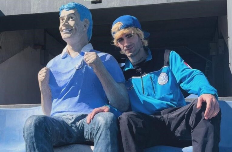 El corazón dividido del hijo de Rodrigo: hincha de River, pero el cariño por Belgrano por su papá