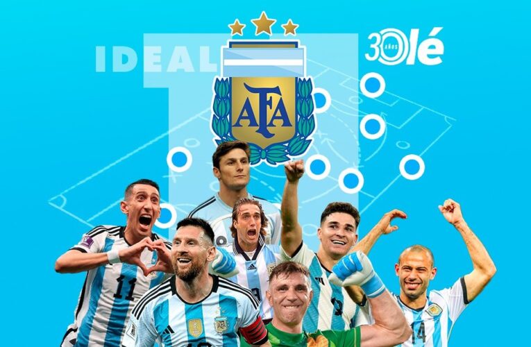 El 11 ideal de la Selección en los 30 años de Olé: campeones del mundo y más históricos