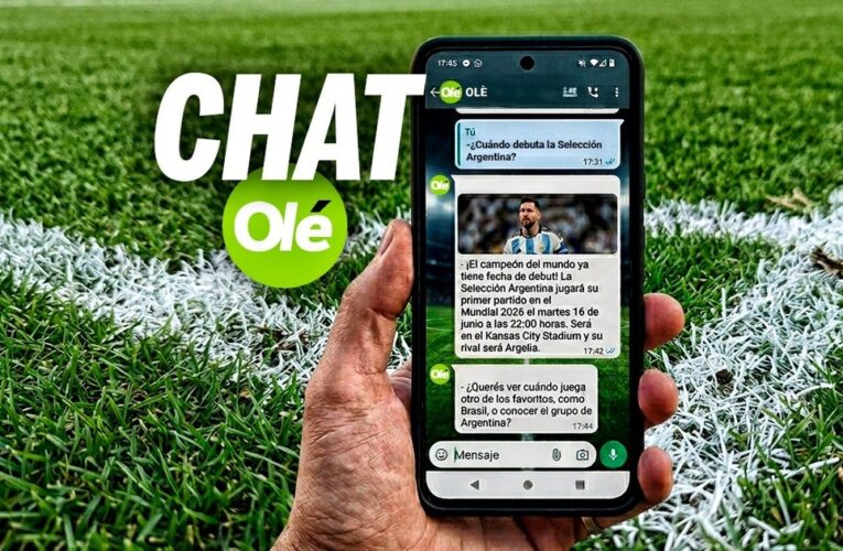 Mundial 2026: Olé presenta un chat con Inteligencia Artificial para saber todo sobre la Copa del Mundo