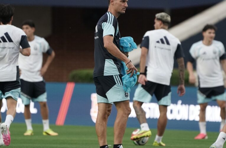 Scaloni y un equipo con mensajes ante Islandia: Messi al banco, los que cuida, los que tendrán «su» chance